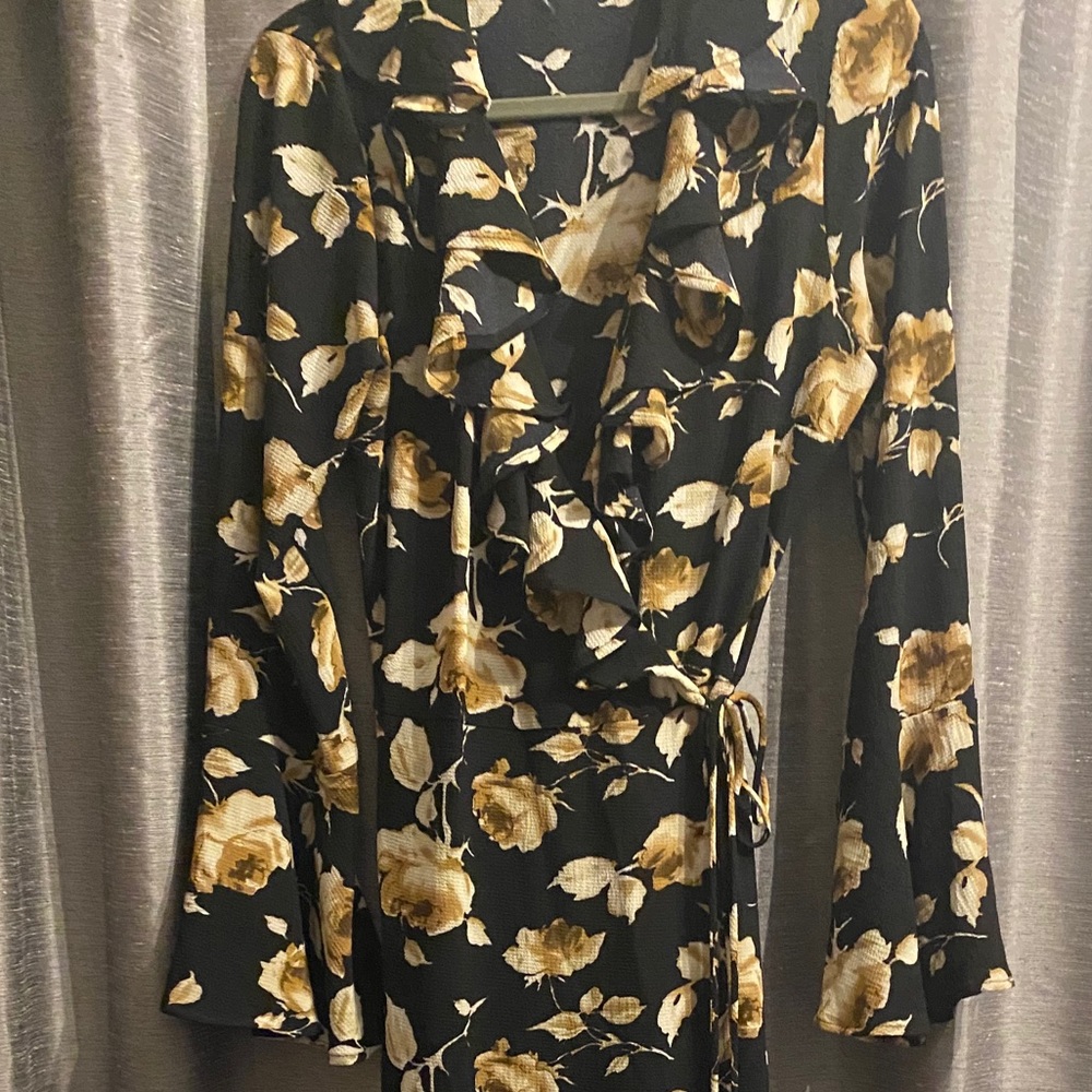 Long Wrap Around Dress